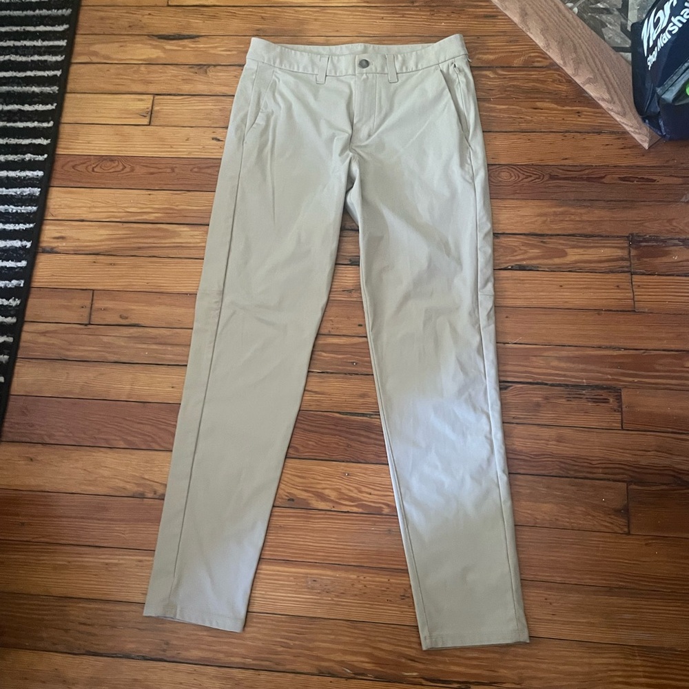 Men’s Tan Lululemon Commission Pants 31/31